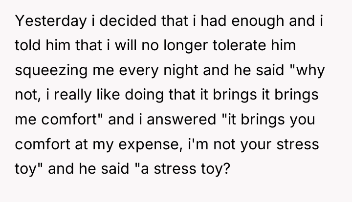 Yesterday i decided that i had enough and i told...