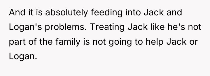 And it is absolutely feeding into Jack and Logan's problems....