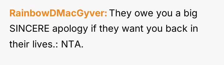 RainbowDMacGyver They owe you a big SINCERE apology if they...