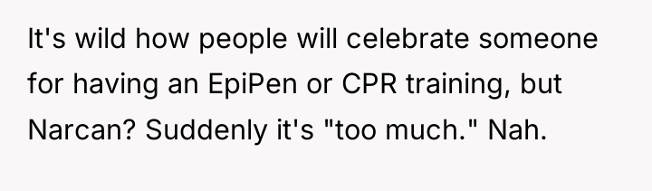 It's wild how people will celebrate someone for having an...