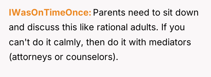 IWasOnTimeOnce Parents need to sit down and discuss this like...