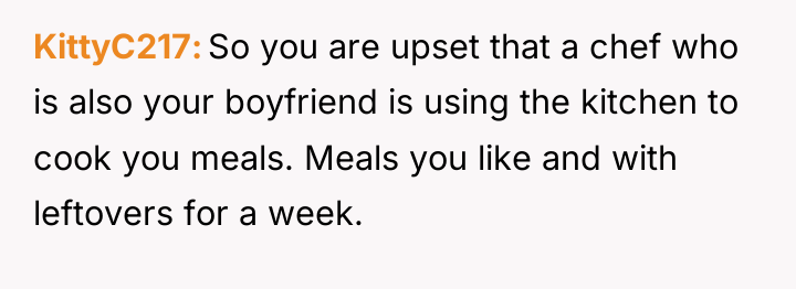KittyC217 So you are upset that a chef who is...