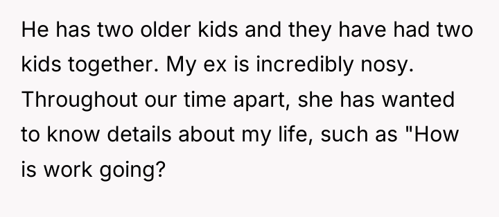 He has two older kids and they have had two...
