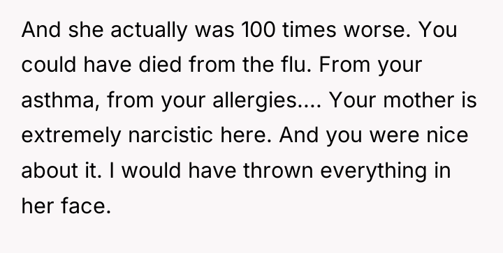 And she actually was 100 times worse. You could have...