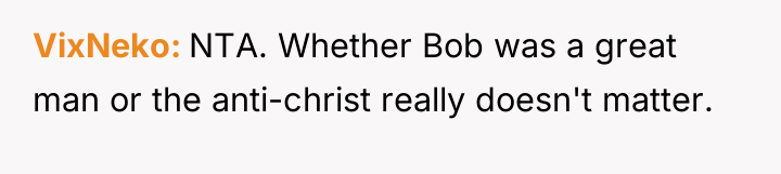 VixNeko NTA. Whether Bob was a great man or the...