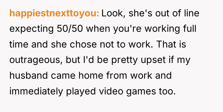 happiestnexttoyou Look, she's out of line expecting 50/50 when you're...