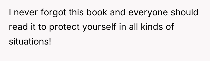 I never forgot this book and everyone should read it...