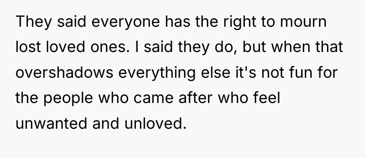 They said everyone has the right to mourn lost loved...