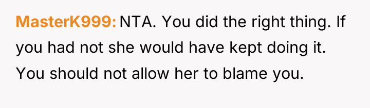 MasterK999 NTA. You did the right thing. If you had...