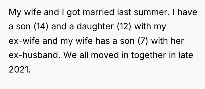 My wife and I got married last summer. I have...