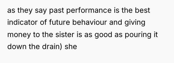 as they say past performance is the best indicator of...