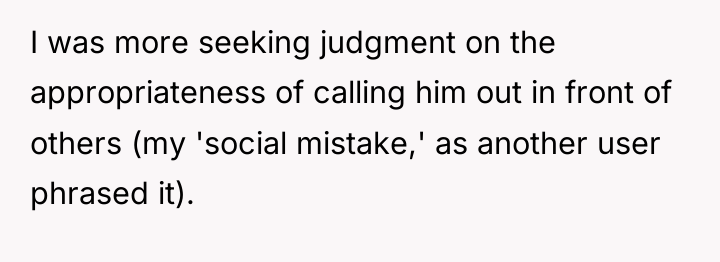 I was more seeking judgment on the appropriateness of calling...