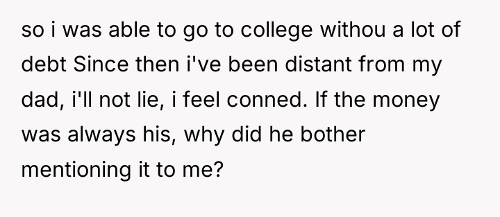 so i was able to go to college withou a...
