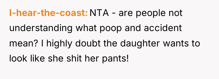 I-hear-the-coast NTA - are people not understanding what poop and...