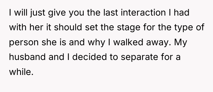 I will just give you the last interaction I had...