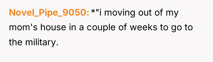 Novel_Pipe_9050 *"i moving out of my mom's house in a...