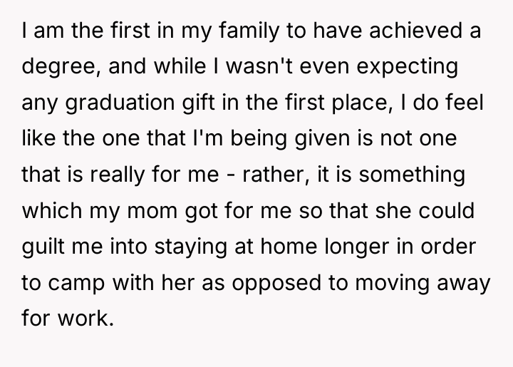I am the first in my family to have achieved...