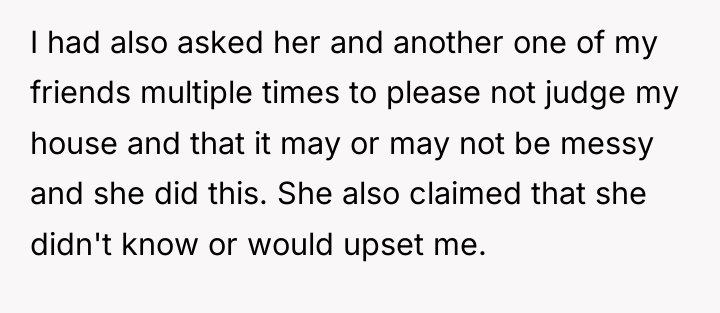 I had also asked her and another one of my...
