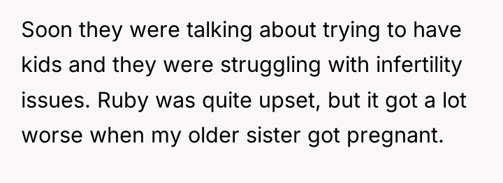 Soon they were talking about trying to have kids and...