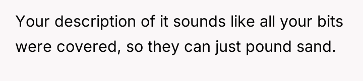 Your description of it sounds like all your bits were...