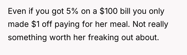 Even if you got 5% on a $100 bill you...