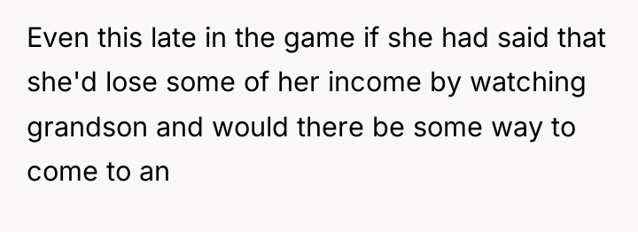 Even this late in the game if she had said...