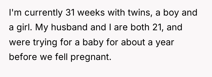 I'm currently 31 weeks with twins, a boy and a...