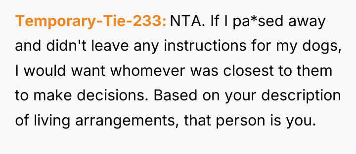 Temporary-Tie-233 NTA. If I pa*sed away and didn't leave any...