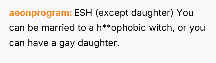 aeonprogram ESH (except daughter) You can be married to a...