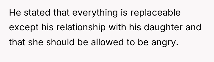 He stated that everything is replaceable except his relationship with...