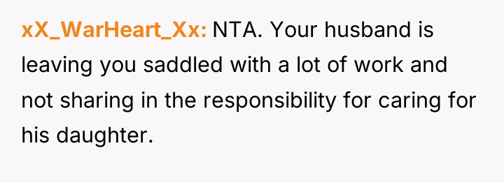 xX_WarHeart_Xx NTA. Your husband is leaving you saddled with a...