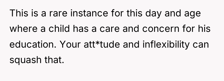 This is a rare instance for this day and age...
