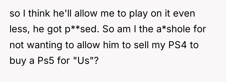 so I think he'll allow me to play on it...