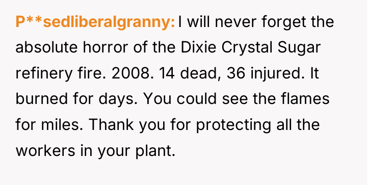 P**sedliberalgranny I will never forget the absolute horror of the...