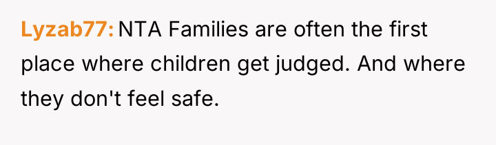 Lyzab77 NTA Families are often the first place where children...