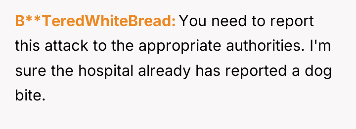 B**TeredWhiteBread You need to report this attack to the appropriate...