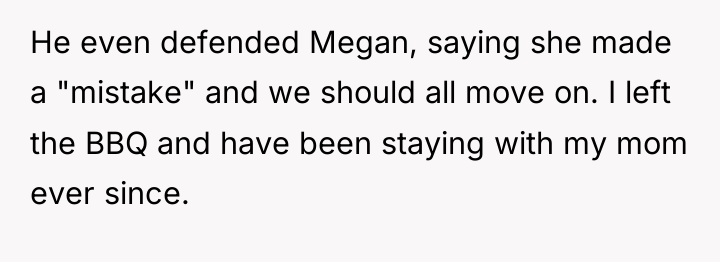 He even defended Megan, saying she made a "mistake" and...