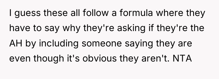 I guess these all follow a formula where they have...