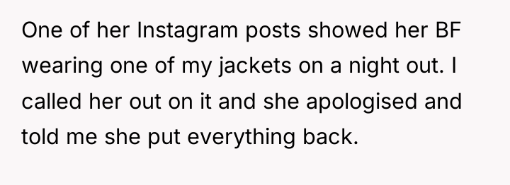 One of her Instagram posts showed her BF wearing one...
