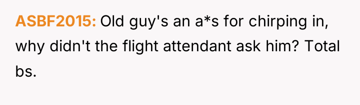 ASBF2015 Old guy's an a*s for chirping in, why didn't...