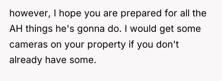 however, I hope you are prepared for all the AH...