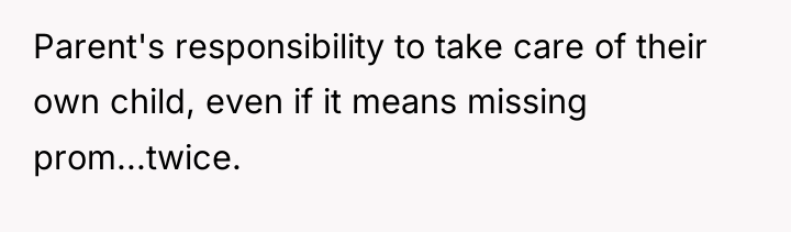 Parent's responsibility to take care of their own child, even...