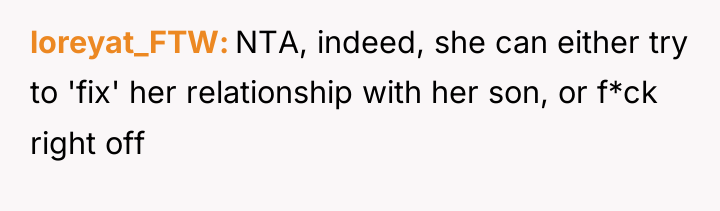 loreyat_FTW NTA, indeed, she can either try to 'fix' her...