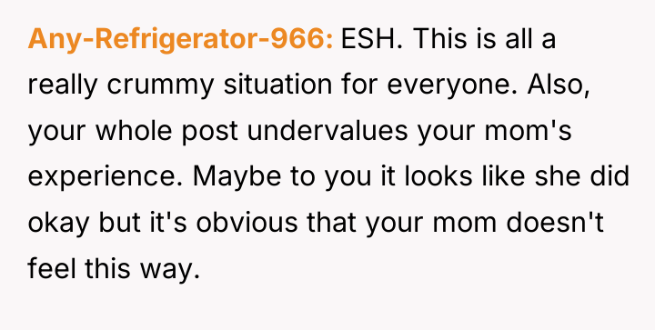 Any-Refrigerator-966 ESH. This is all a really crummy situation for...