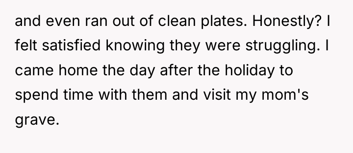 and even ran out of clean plates. Honestly? I felt...