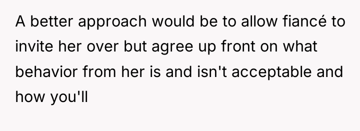 A better approach would be to allow fiancé to invite...