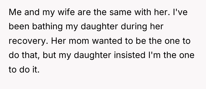 Me and my wife are the same with her. I've...