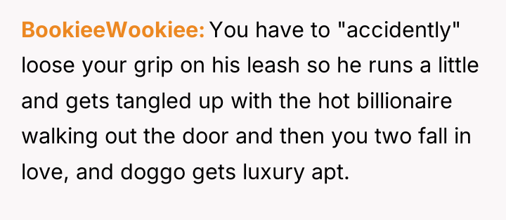 BookieeWookiee You have to "accidently" loose your grip on his...