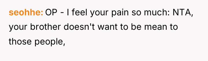 seohhe OP - I feel your pain so much: NTA,...