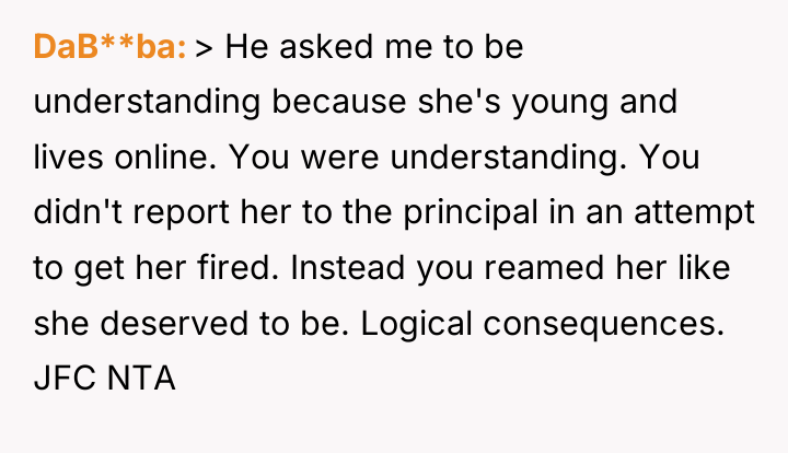 DaB**ba > He asked me to be understanding because she's...